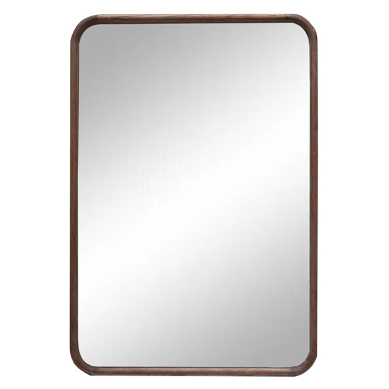 Rectangular Modern Simple Brown Wall Mirror XR3020-4C